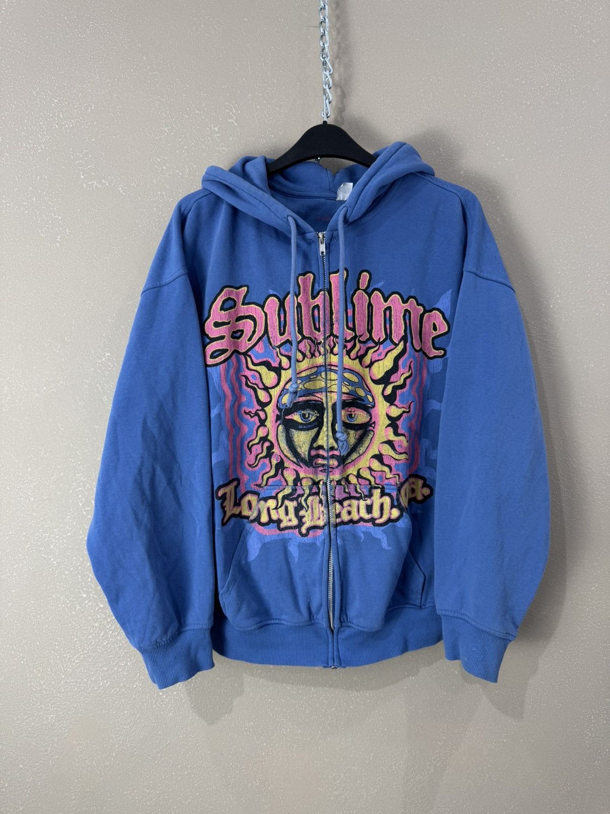 Band Tees Vintage Sublime Boxy Zip Graphic Hoodie Size US S / EU 44-46 / 1 - 1 Thumbnail