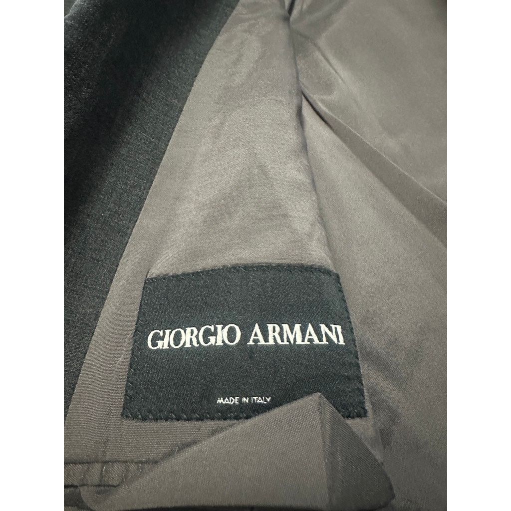 Giorgio Armani Giorgio Armani gray wool lightweight blazer size 40R Size 40R - 4 Thumbnail