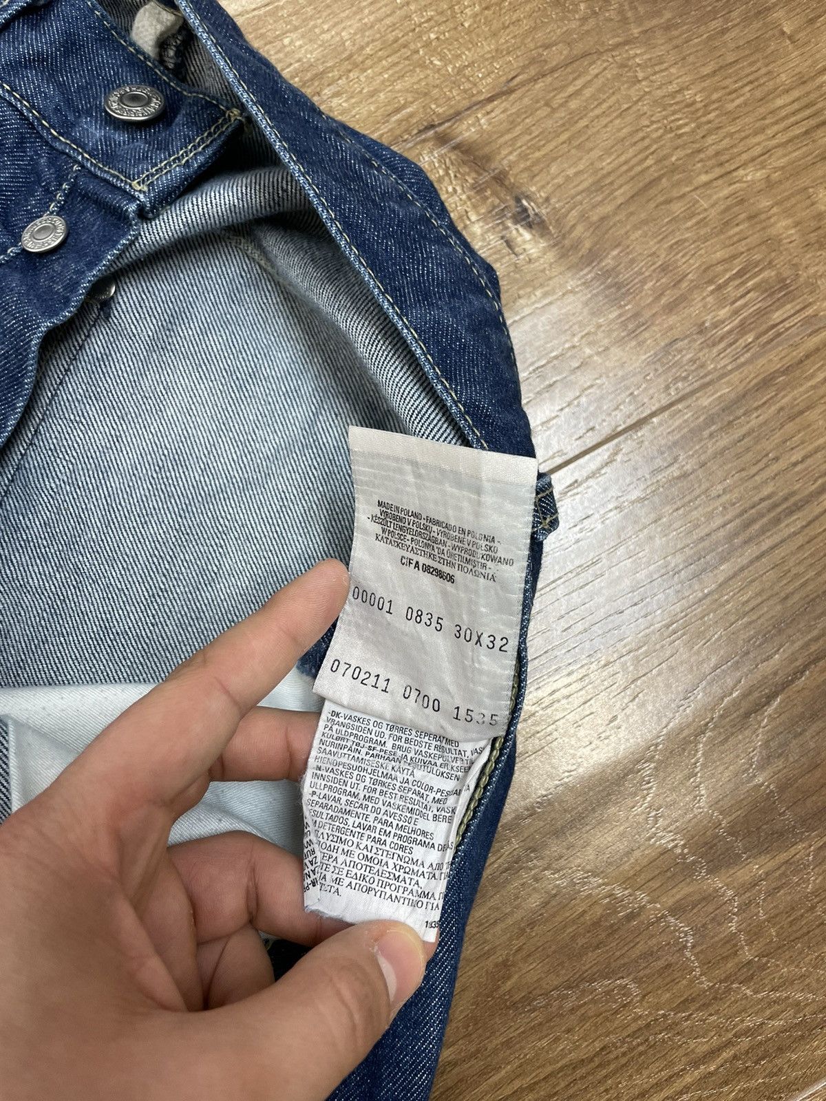Levi's Vintage Levi’s 835 Blue Denim Straight Cowboy Jeans Pants Size US 30 / EU 46 - 13 Thumbnail