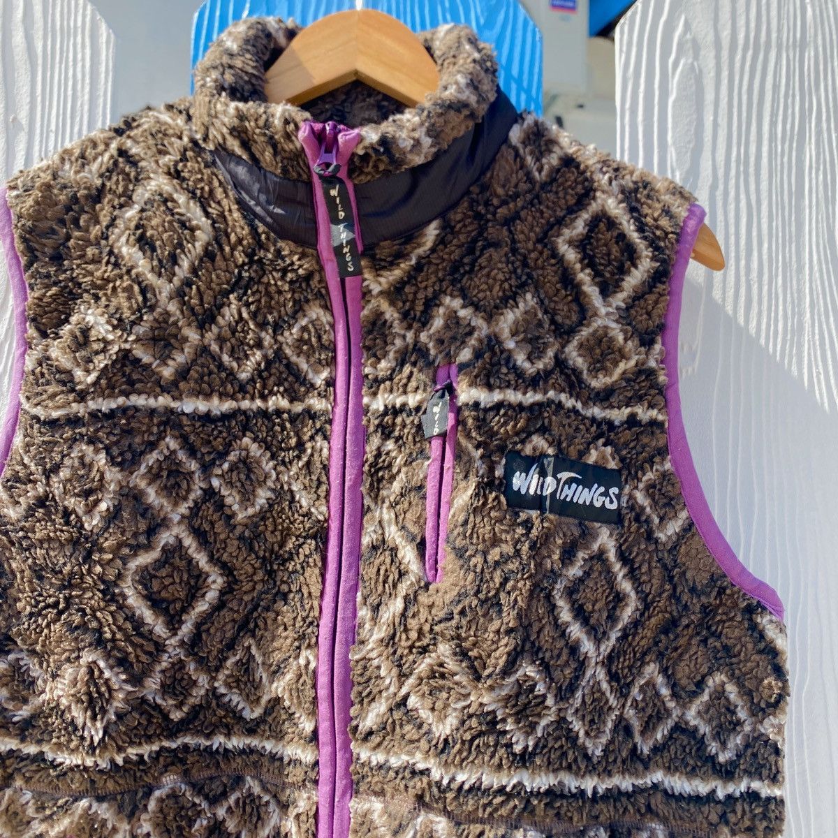 Wild Things Vintage Wild Things Fleece Sherpa vest Size US L / EU 52-54 / 3 - 2 Thumbnail