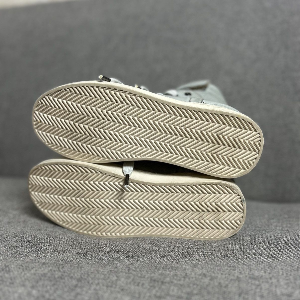 Allsaints Allsaints Rick Owens Geobasket Style Hi Top Sneakers Size US 8 / IT 38 - 8 Thumbnail