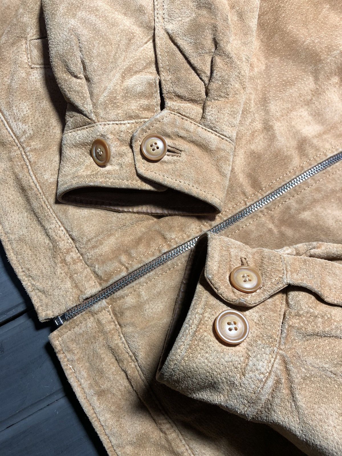 Hysteric Glamour Vintage Balenciaga Style Fur Hood Real Leather Jacket 90s Size US L / EU 52-54 / 3 - 6 Thumbnail