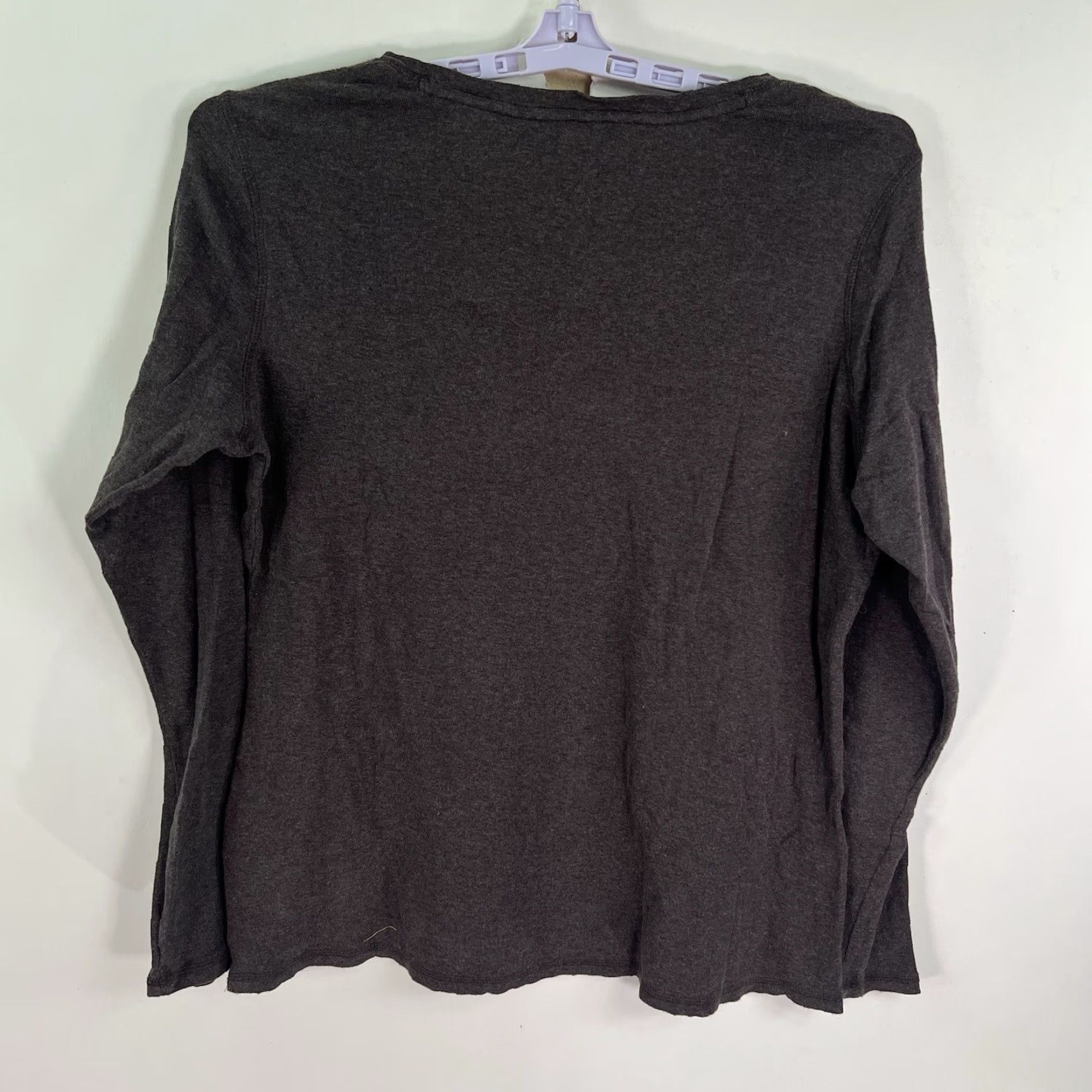 Carhartt Carhartt T-Shirt Long Sleeve Womens XL Brown V-Neck Lightweight Casual Embroidered 100% Cotton Size XL / US 12-14 / IT 48-50 - 5 Thumbnail