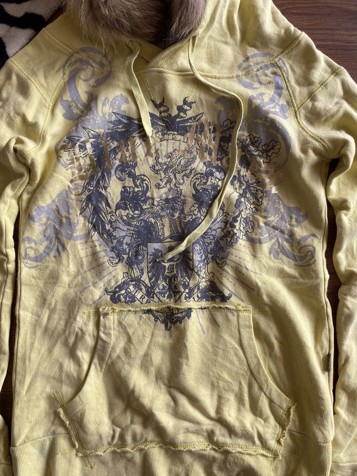 If Six Was Nine × KMRii × Le Grande Bleu (L.G.B.) Maru - Japanese Poem Fur Hoodie Lgb Style Size US S / EU 44-46 / 1 - 2 Thumbnail