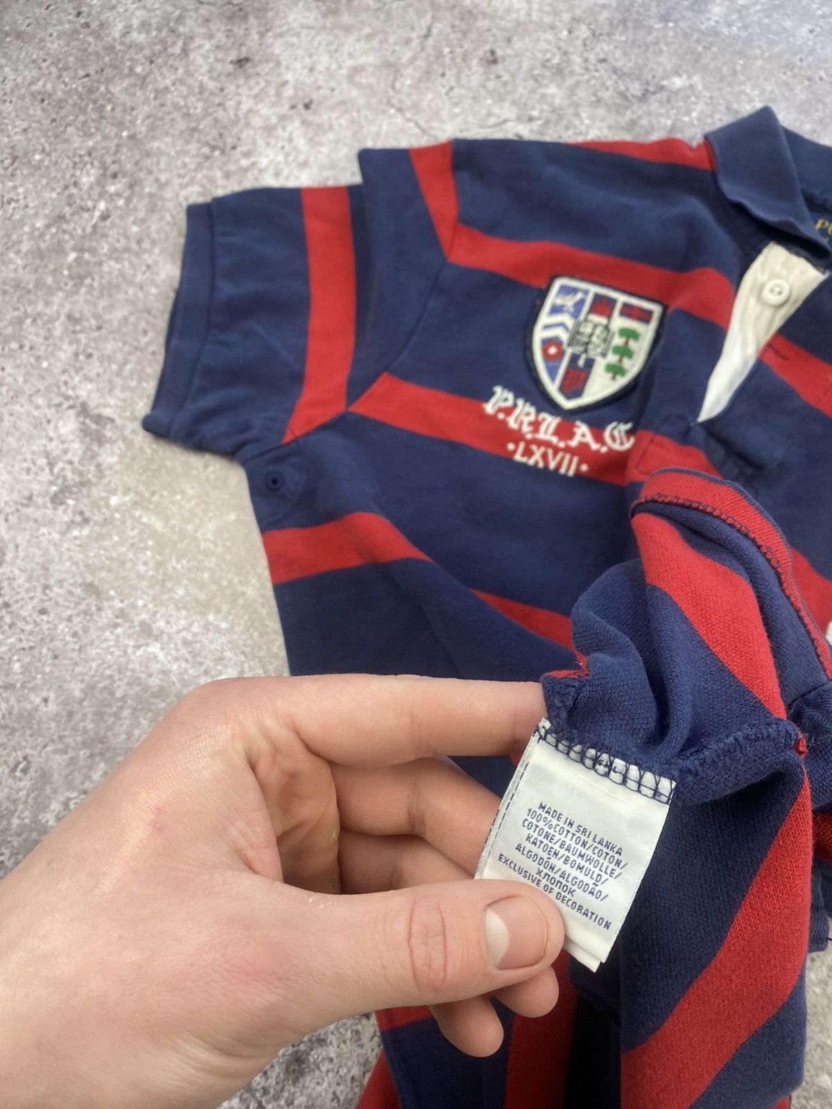 Polo Ralph Lauren Vintage 90s Polo Ralph Lauren Y2K Chief Keef ruby Polo strip Size US M / EU 48-50 / 2 - 6 Thumbnail