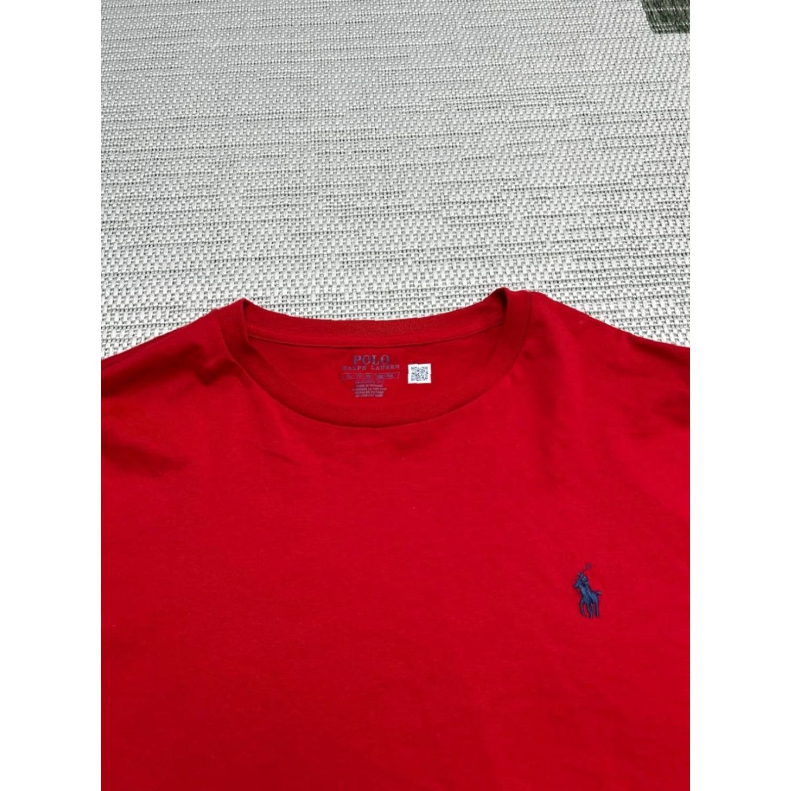 Polo Ralph Lauren Polo Ralph Lauren T Shirt Men XL Red Cotton Classic Fit Pony Rib Knit Athleisure Size US XL / EU 56 / 4 - 3 Thumbnail