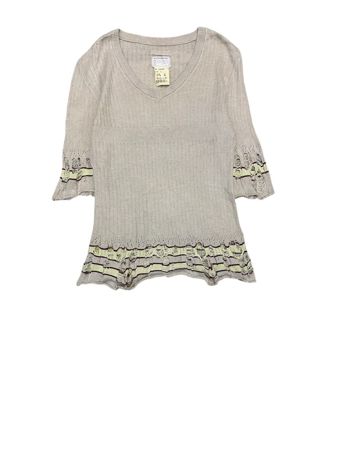 Maison MIHARA YASUHIRO SS03 Mummy Knit distresses Size US XS / EU 42 / 0 - 1 Thumbnail