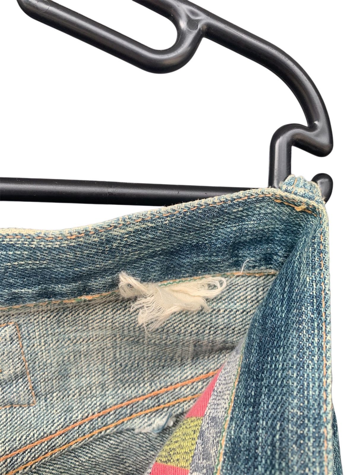 Sugar Cane Vintage Sugar Cane Edo Ai Denim Buckle Back Selvedge Jeans Size US 33 - 11 Thumbnail