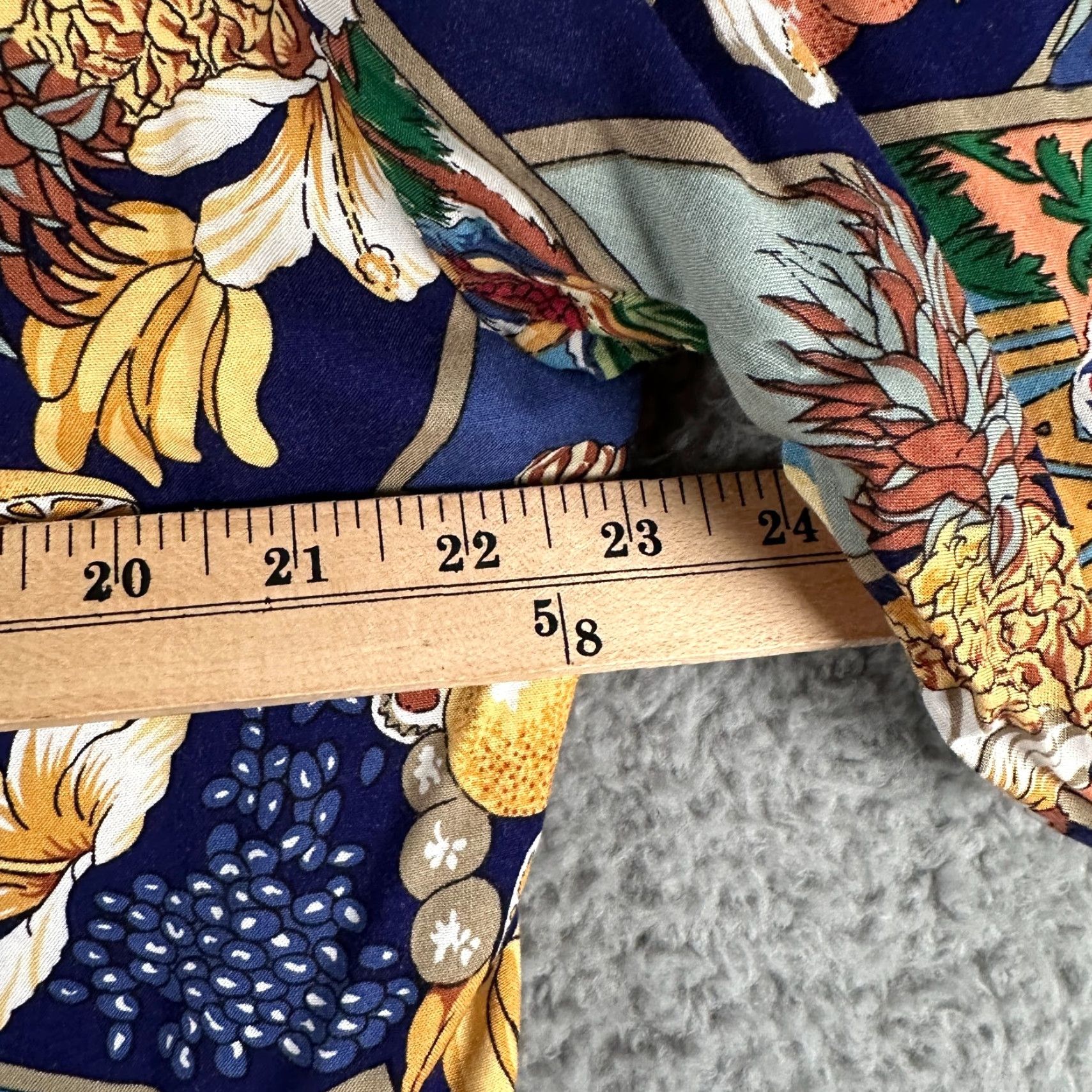 Reyn Spooner Reyn Spooner Shirt Men's Large Hawaiian Pineapple Postcards Rayon Multicolor Floral Button-Up Collared Size US L / EU 52-54 / 3 - 7 Thumbnail