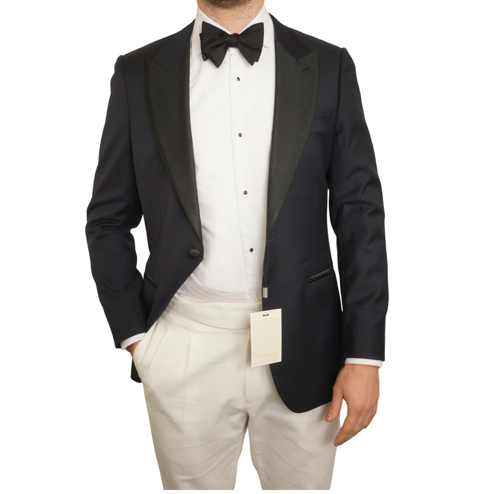 Suitsupply Men Suitsupply Blazer Lazio Tuxedo FL Wool S110 Peak UK/US36 Size 36R - 1 Thumbnail