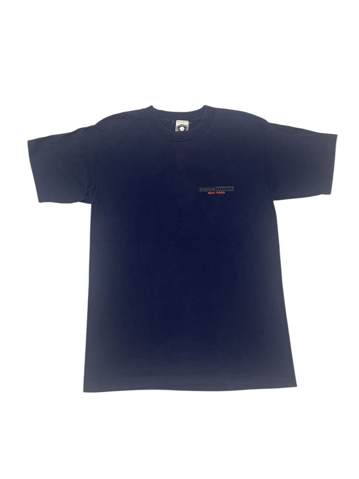 Band Tees × Rap Tees × Vintage Vintage 90s VENOM RECORD New York Hip Hop Apparel Co. Tees Size US L / EU 52-54 / 3 - 2 Thumbnail