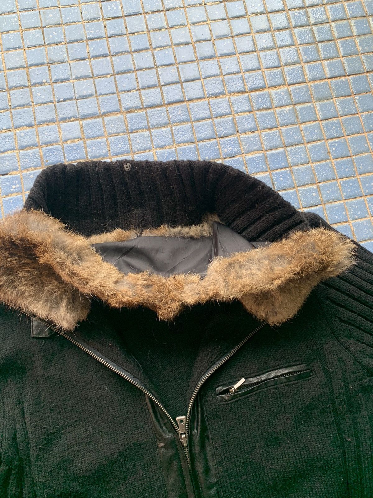 If Six Was Nine In the attic mink fur jacket/sweater acrylic + wool meterial Size L / US 10 / IT 46 - 12 Thumbnail