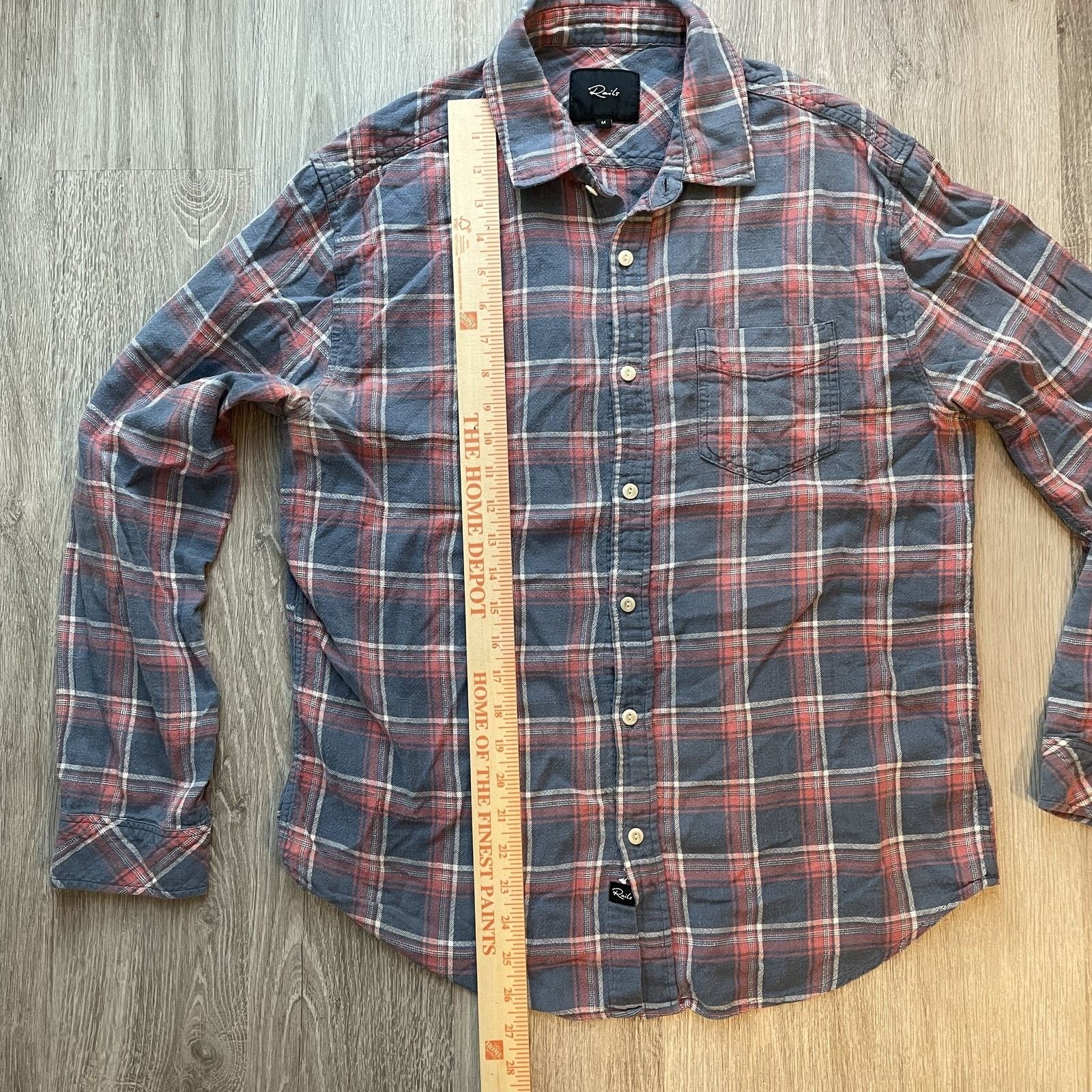 Rails Rails Men's Flannel Shirt Plaid LS Button Down M Size US M / EU 48-50 / 2 - 9 Thumbnail