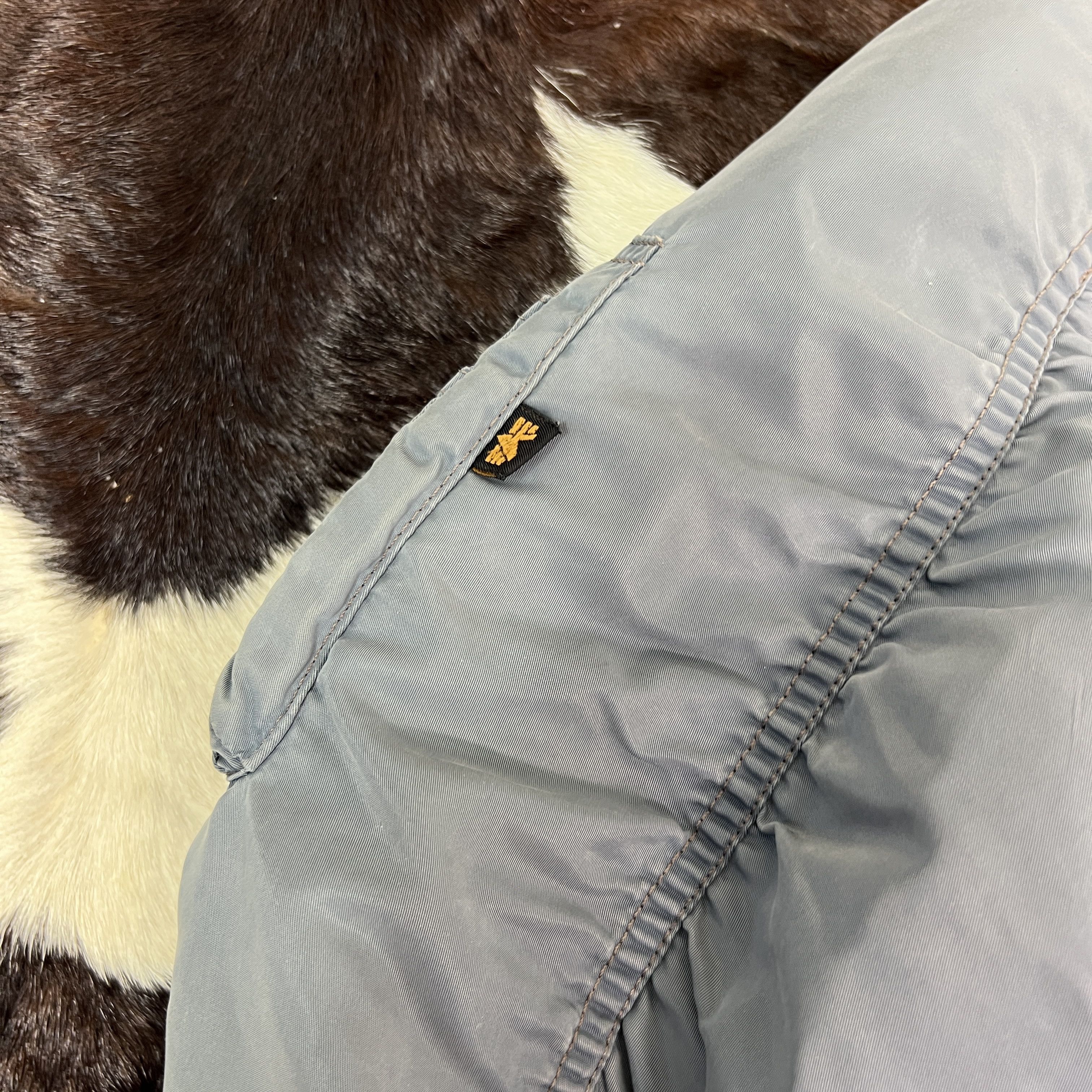 Alpha Industries Vintage Faded Washed Alpha Industries Bomber Jacket 90s Size US S / EU 44-46 / 1 - 7 Thumbnail