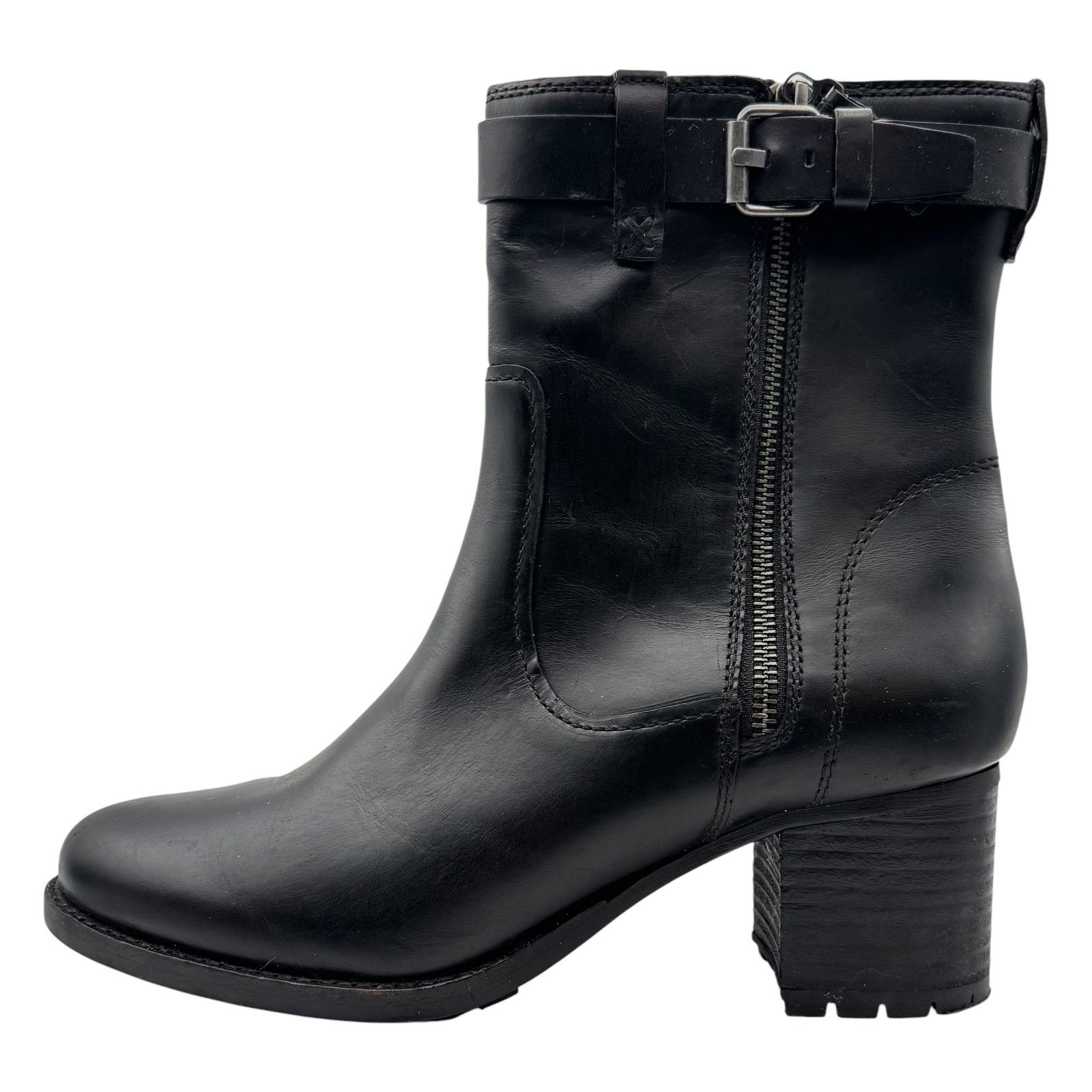 Trask Trask Madison Waterproof Booties Leather Black 11 Moto Biker Size US 11 / IT 41 - 4 Thumbnail
