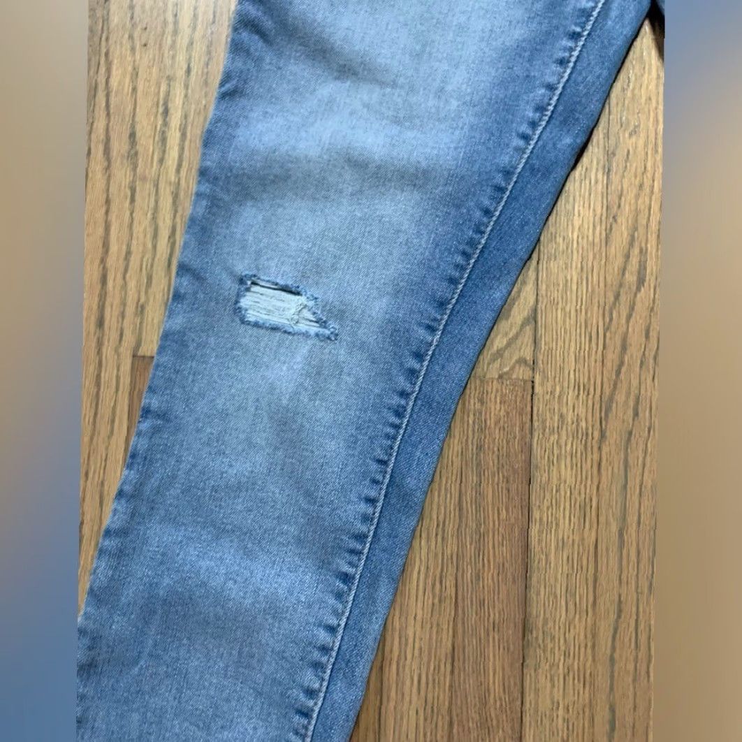 Banana Republic NWT Banana Republic Vintage Stretch Skinny Jeans 28/6 T Women's Blue Ankle Regular 28 Distressing Spot Near Crotch Size 28" / US 6 / IT 42 - 4 Thumbnail