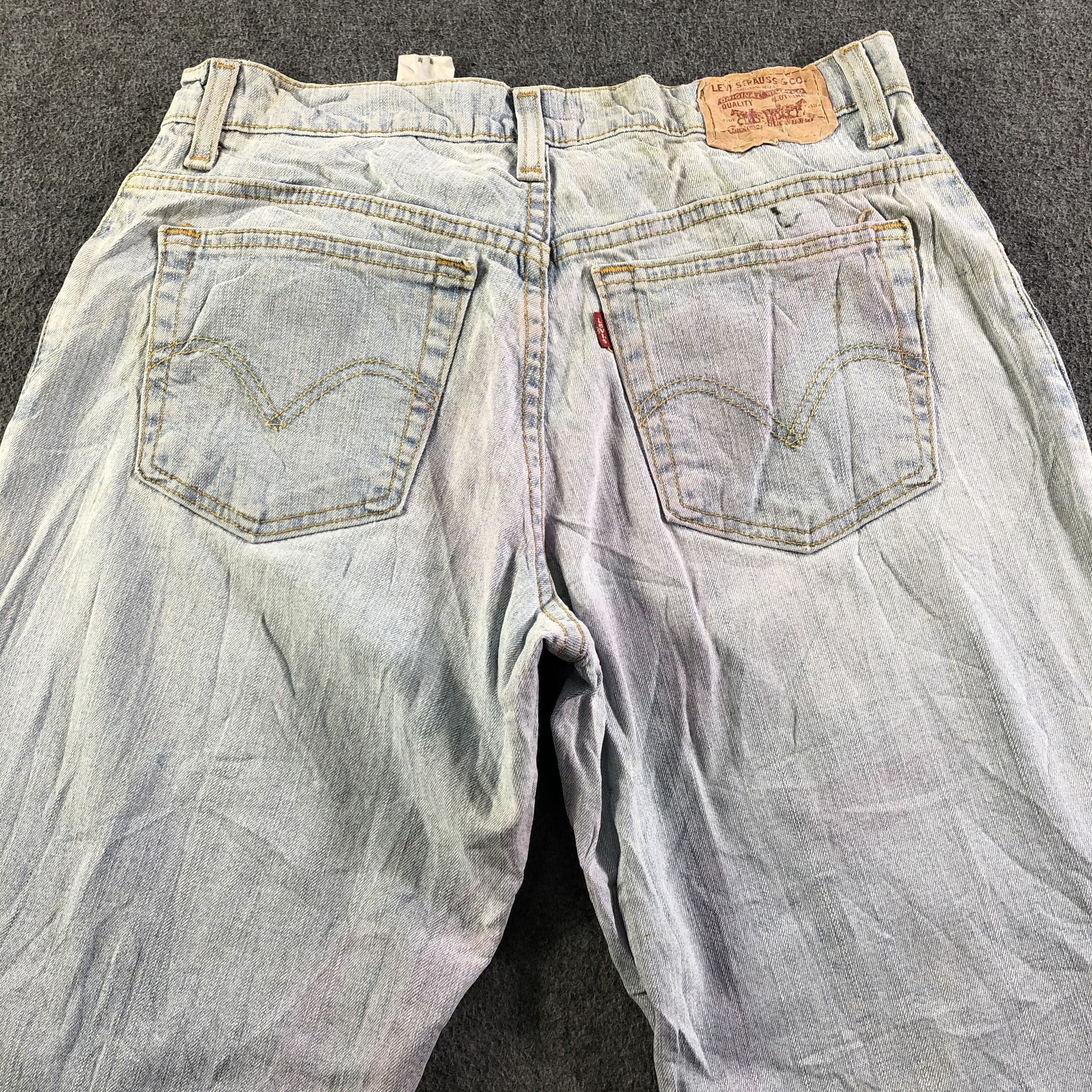 Levi's Vintage Light Wash Levis 550 Jeans-J3400 Size 32" / US 10 / IT 46 - 4 Thumbnail