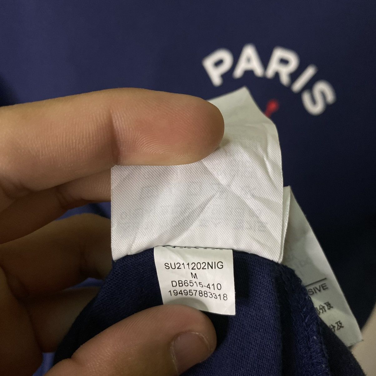 Jordan Brand Air Jordan x Paris Saint German PSG Tee Size US M / EU 48-50 / 2 - 6 Thumbnail
