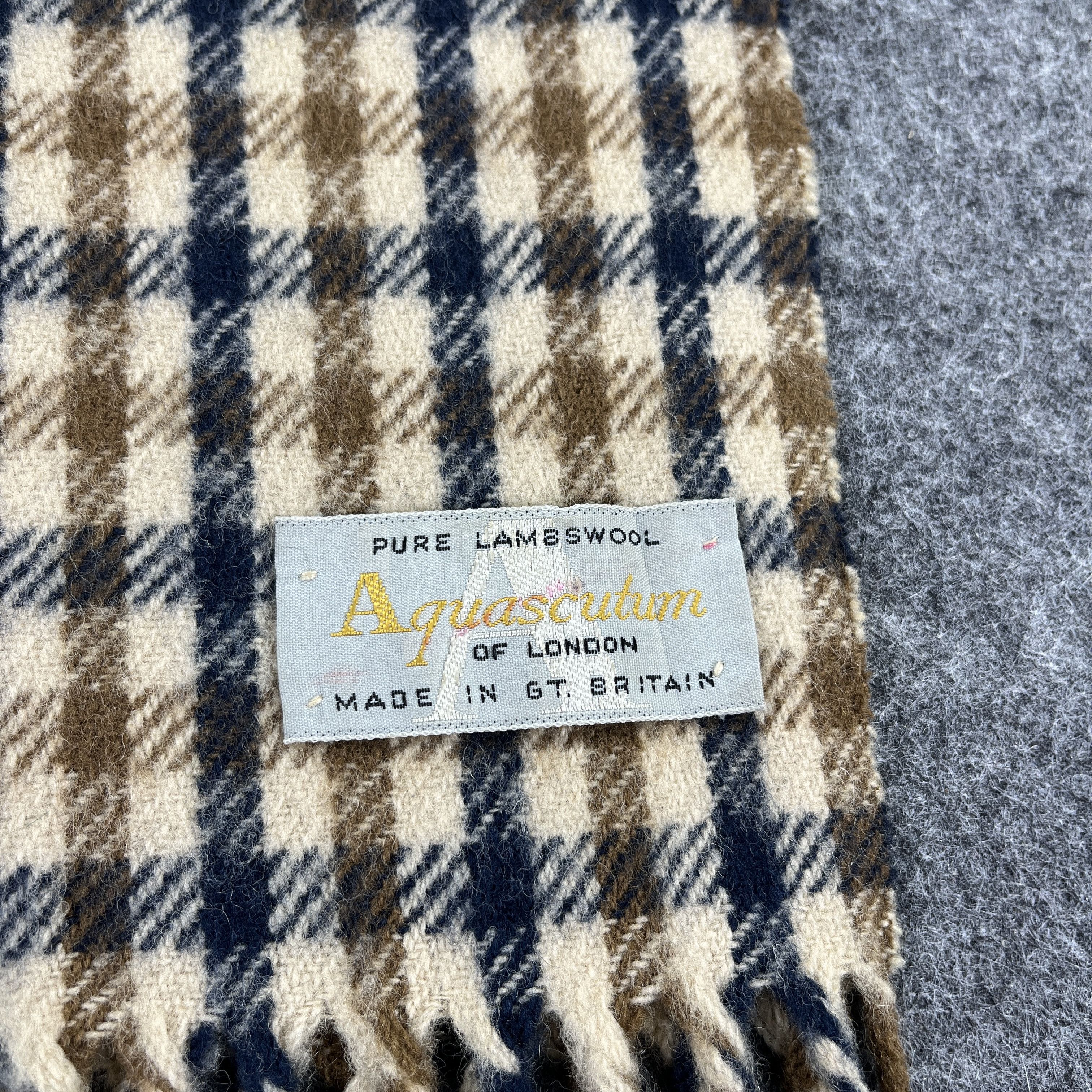 Aquascutum Aquascutum Scarf / Muffler / Neckwear T993 Size ONE SIZE - 5 Thumbnail