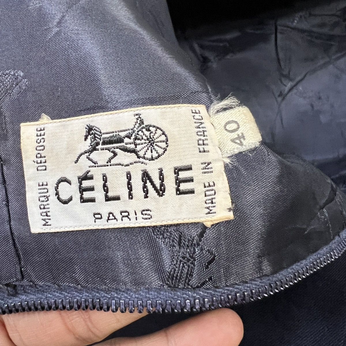 Celine Vintage Celine skirt Made In France Size 27" / US 4 / IT 40 - 13 Thumbnail