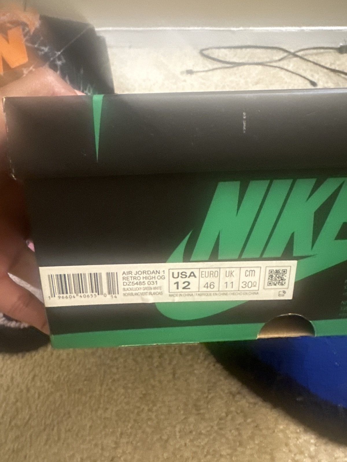Jordan Brand Lucky green Jordan 1 Size US 12 / EU 45 - 7 Thumbnail