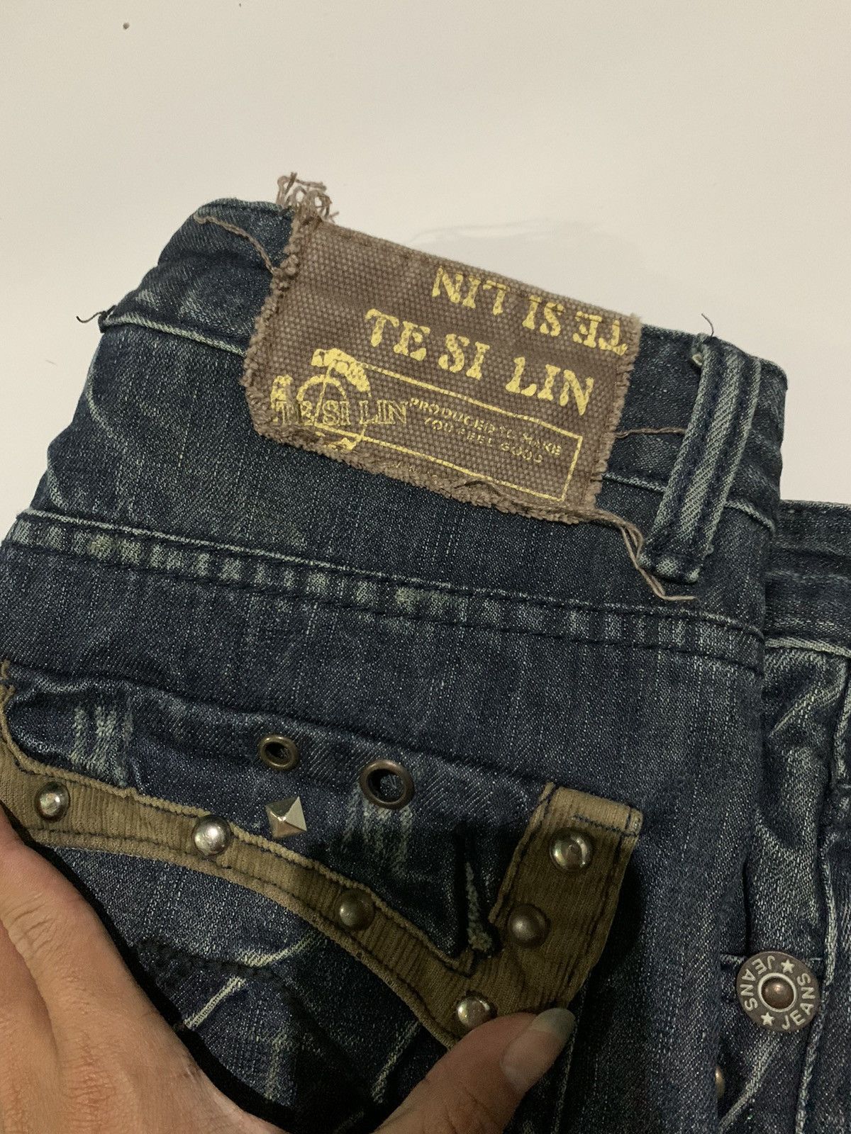 Isamu Katayama Backlash Sick Gothic Punk Denim Tsl Jeans Size US 32 / EU 48 - 7 Thumbnail