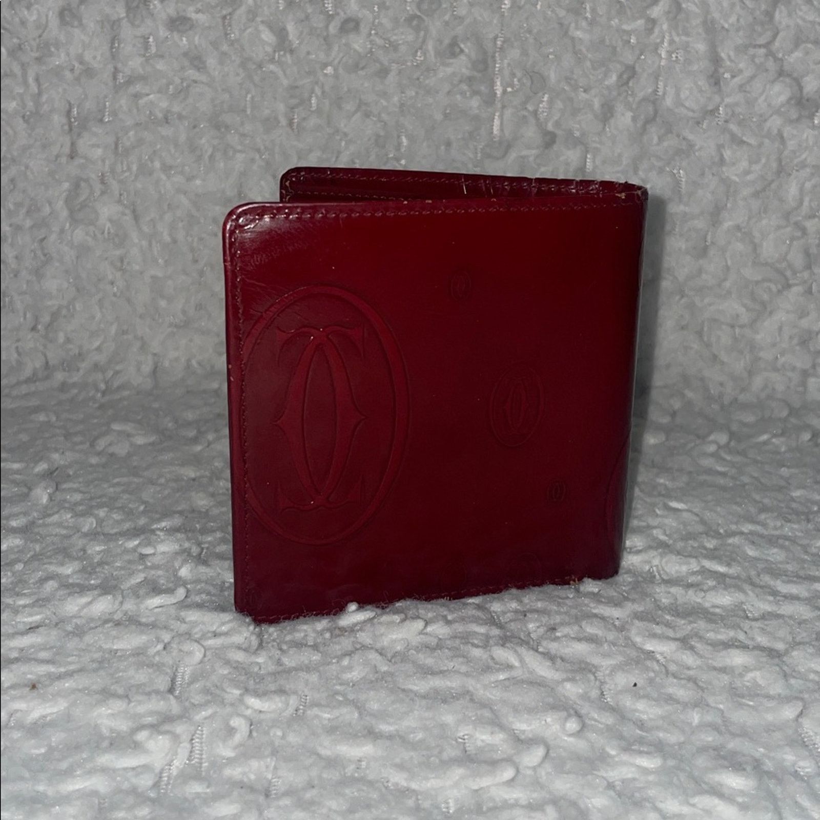Cartier Cartier Happy Birthday Vernis Bifold Wallet Bordeaux Size ONE SIZE - 7 Thumbnail