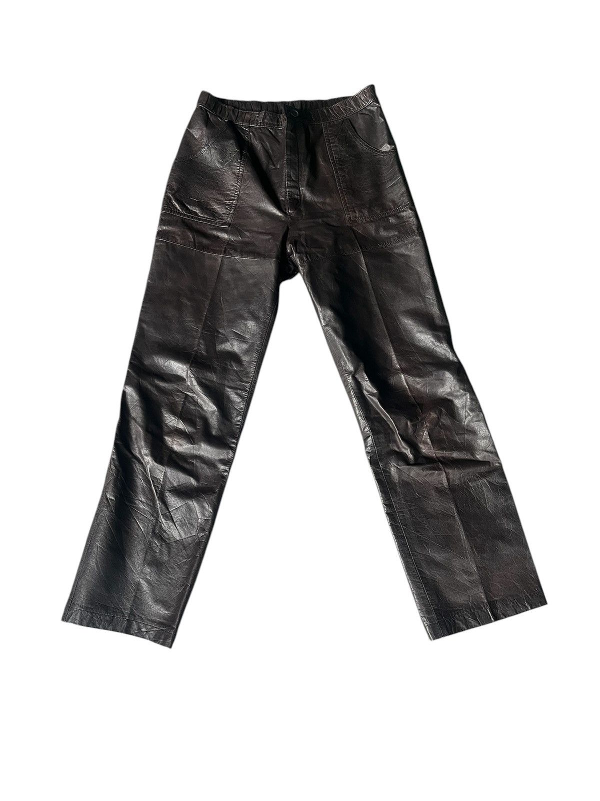 14th Addiction Japanese brand Sporty Voice Leather Brown Size US 29 - 1 Thumbnail