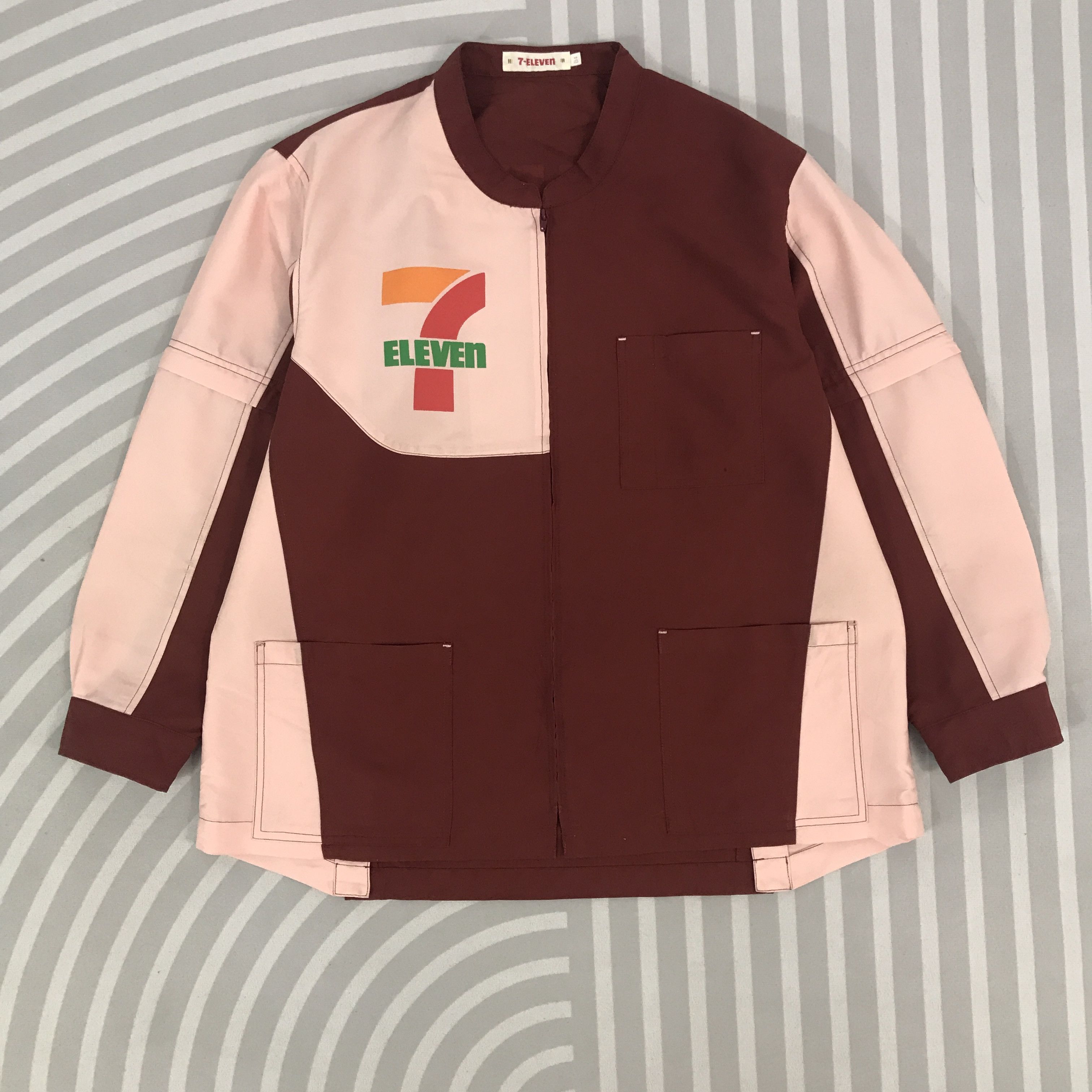 Japanese Brand × Vintage Vintage 7-Eleven Japan uniforms Jacket Size US L / EU 52-54 / 3 - 1 Thumbnail