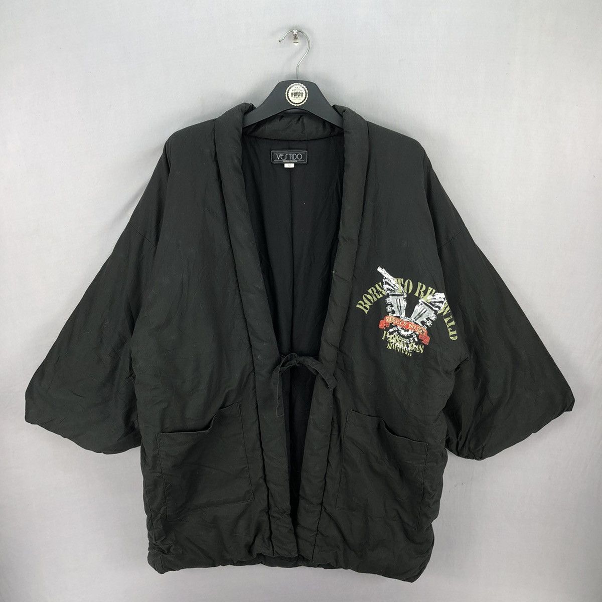 Japanese Brand Vintage 90's Born To Be Wild Kimono Jacket Size US M / EU 48-50 / 2 - 1 Thumbnail