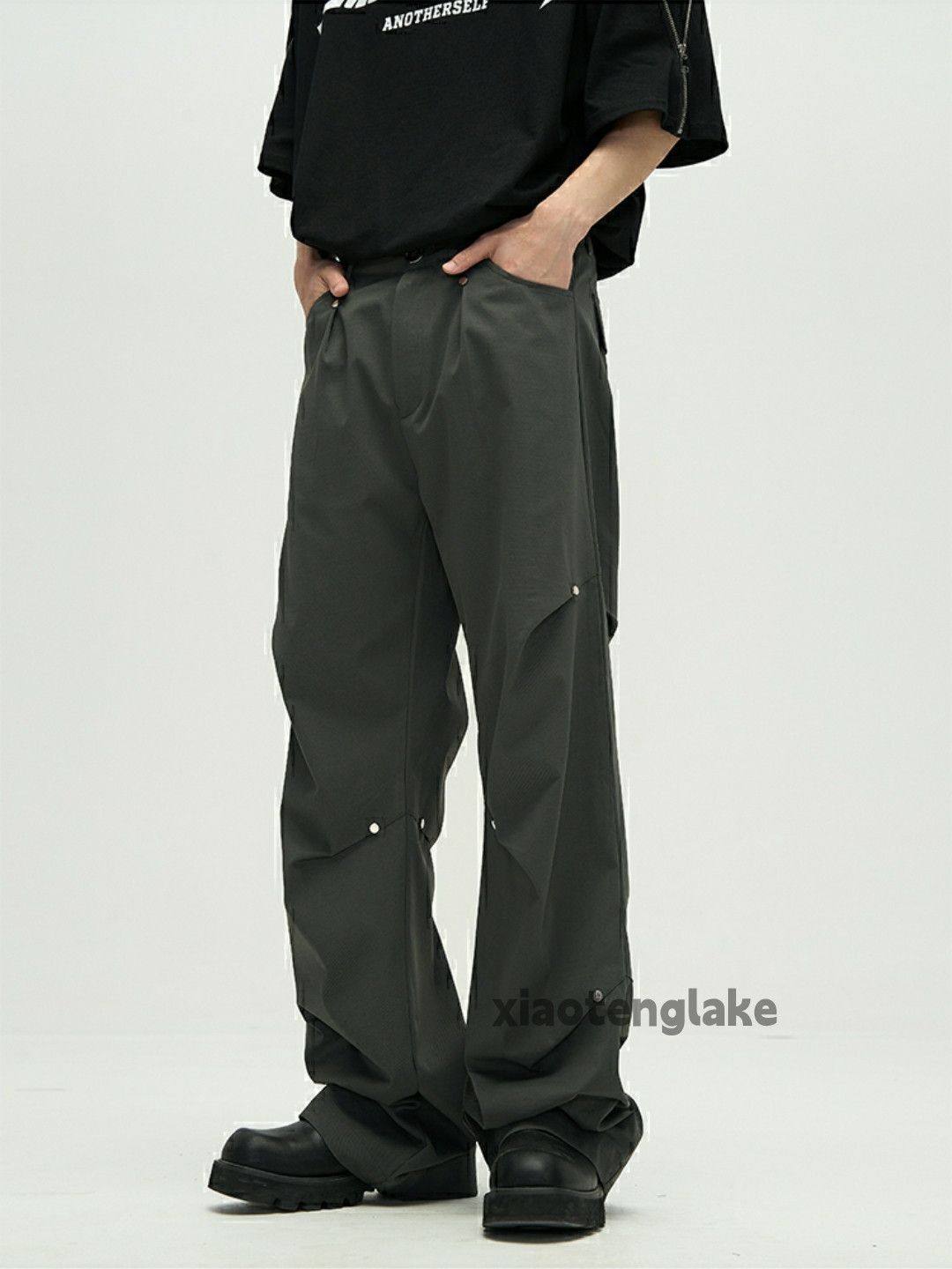 Designer × Japanese Brand × Vintage utility pleated loose baggy yuppie pleated pants Size US 30 / EU 46 - 1 Thumbnail
