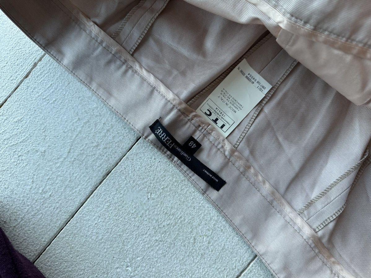 Gianfranco Ferre 🚨Vintage Y2K GIANFRANCO FERRE Pants LUXURY BEIGE/PINK Size 34" / US 12 / IT 48 - 3 Thumbnail
