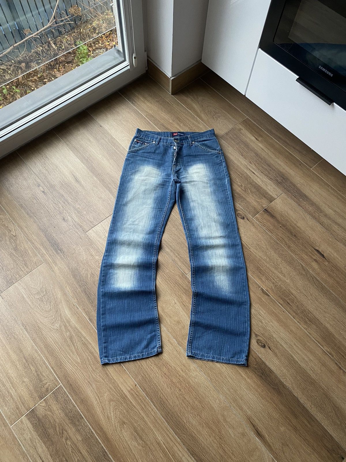 Diesel Diesel Vintage Flared Jeans Faded Washed Japanese Baggy Y2K Size US 30 / EU 46 - 2 Thumbnail
