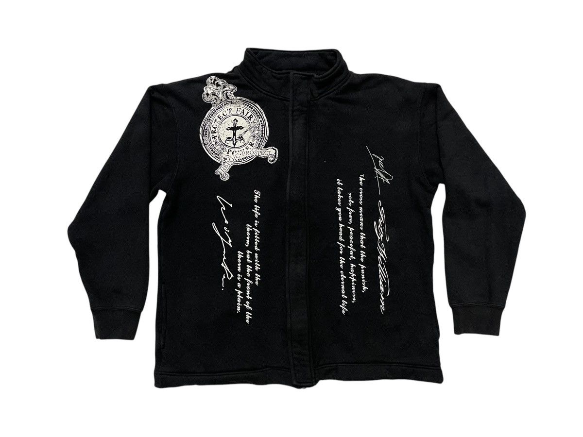 If Six Was Nine × Japanese Brand × Seditionaries 2000s IFSIXWASNINE STYLE ZIPPER COTTON JACKET RARE DESIGN Size US L / EU 52-54 / 3 - 2 Thumbnail