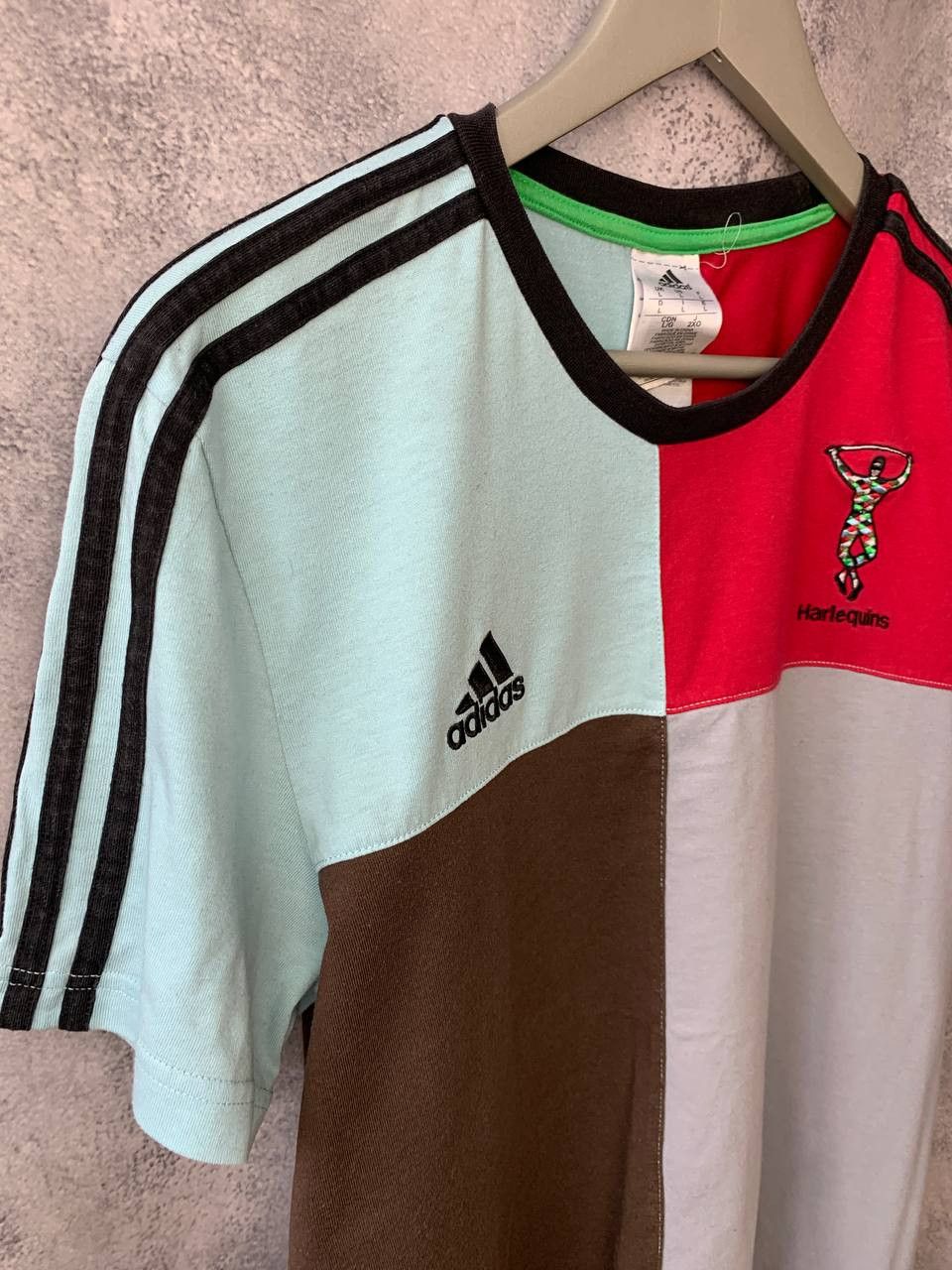 Adidas Adidas Harlequins 2015 T-Shirt Cotton Tee Men's Size Large Size US L / EU 52-54 / 3 - 4 Thumbnail