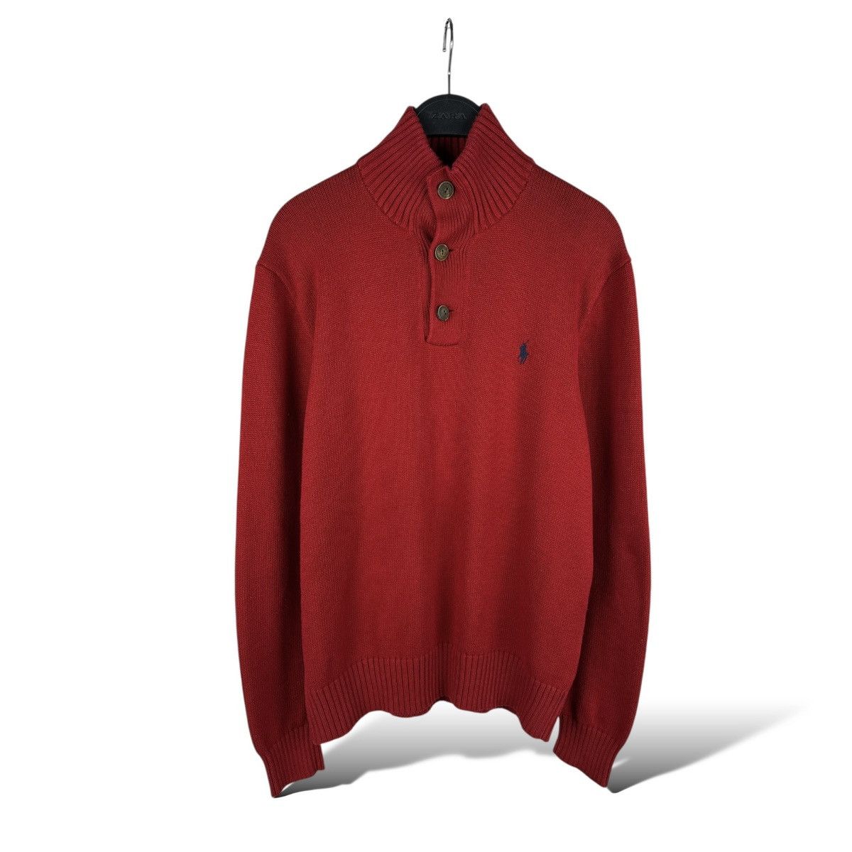 Polo Ralph Lauren Polo Ralph Lauren High Neck Knit Sweater Old Money Style Size US M / EU 48-50 / 2 - 1 Thumbnail