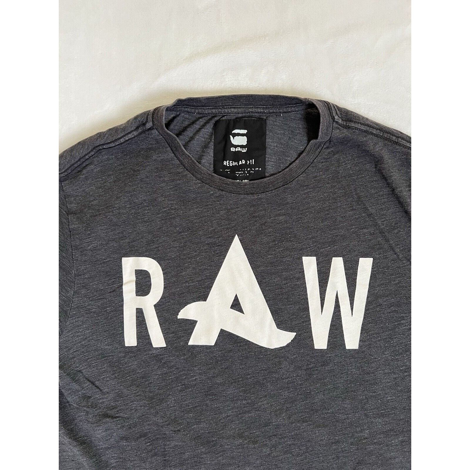 G-Star G Star Raw Shirt Mens Medium Gray Crew Neck Short Sleeve Gra Size US M / EU 48-50 / 2 - 2 Thumbnail