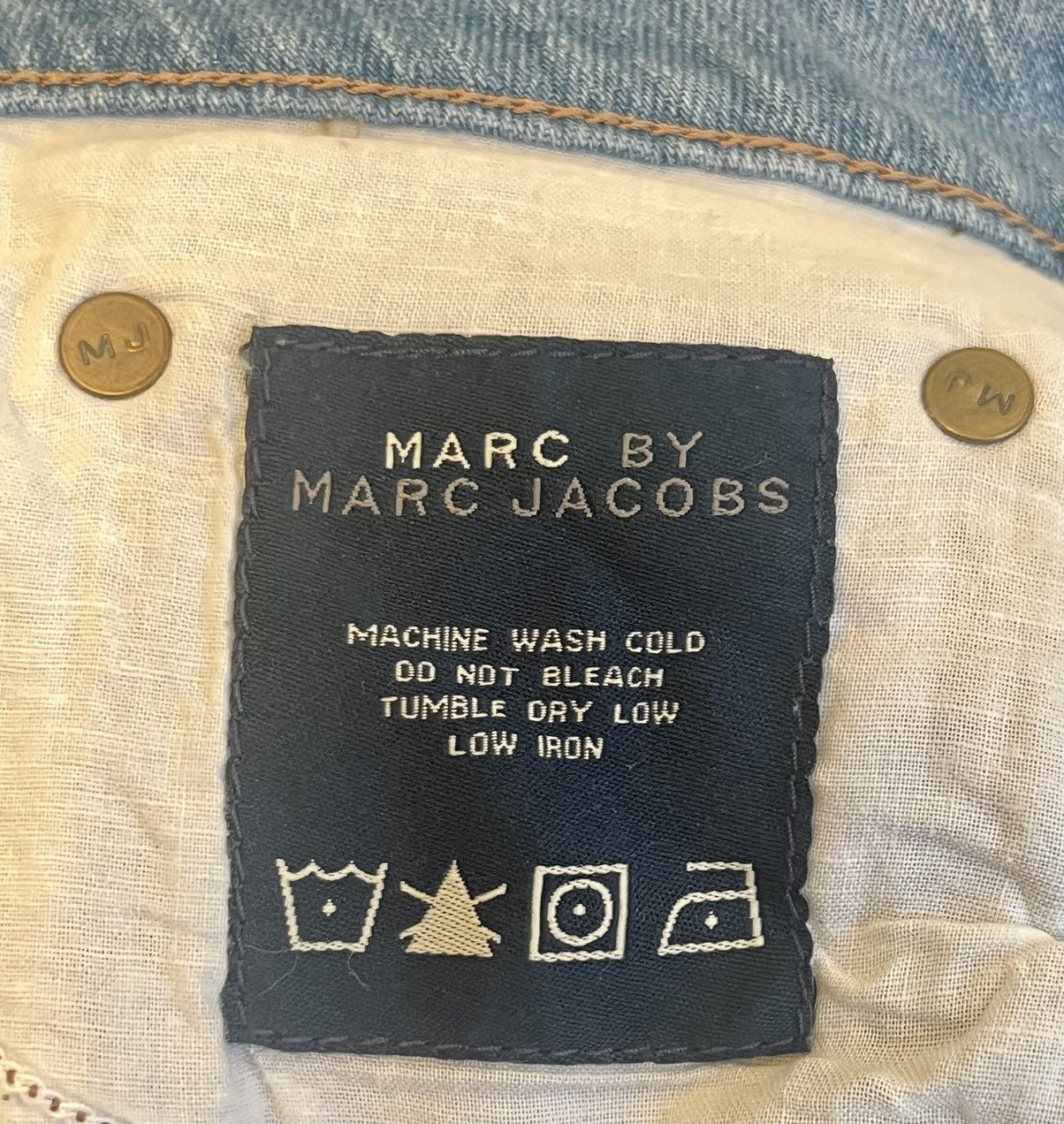 Marc by Marc Jacobs Authentic Marc by Marc Jacobs Chrissie 003 Low Rise Jeans 29 Size 29" - 4 Thumbnail