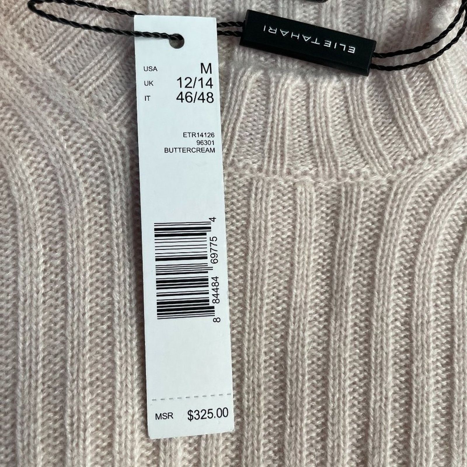 Elie Tahari Cashmere Puff Shoulder Sweater from ElieTahari Size M / US 6-8 / IT 42-44 - 5 Thumbnail