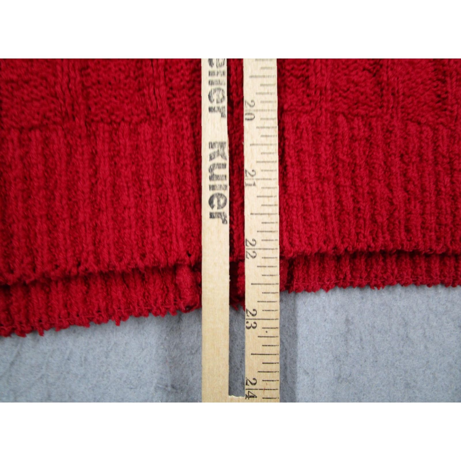Orvis VINTAGE Orvis Cardigan Sweater Womens XL Red Button Front Rib Knit Made USA Size XL / US 12-14 / IT 48-50 - 7 Thumbnail