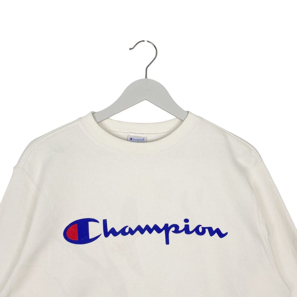 Other Vintage 90s Champion Crewneck Sweatshirt Big Logo White Size US M / EU 48-50 / 2 - 4 Thumbnail