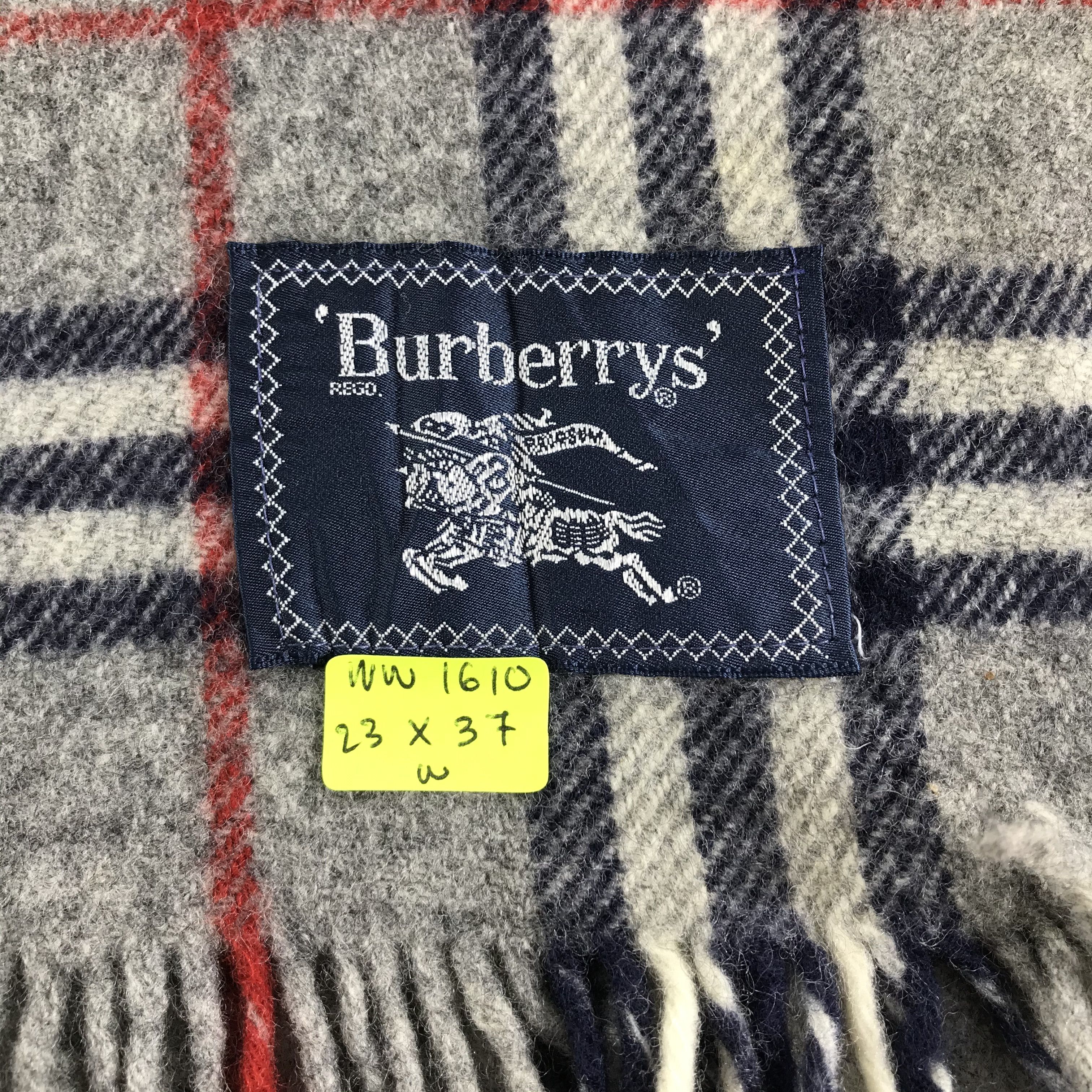 Burberry × Vintage Burberry Scarf / Muffler / Neckwear - WW1610 Size ONE SIZE - 5 Thumbnail
