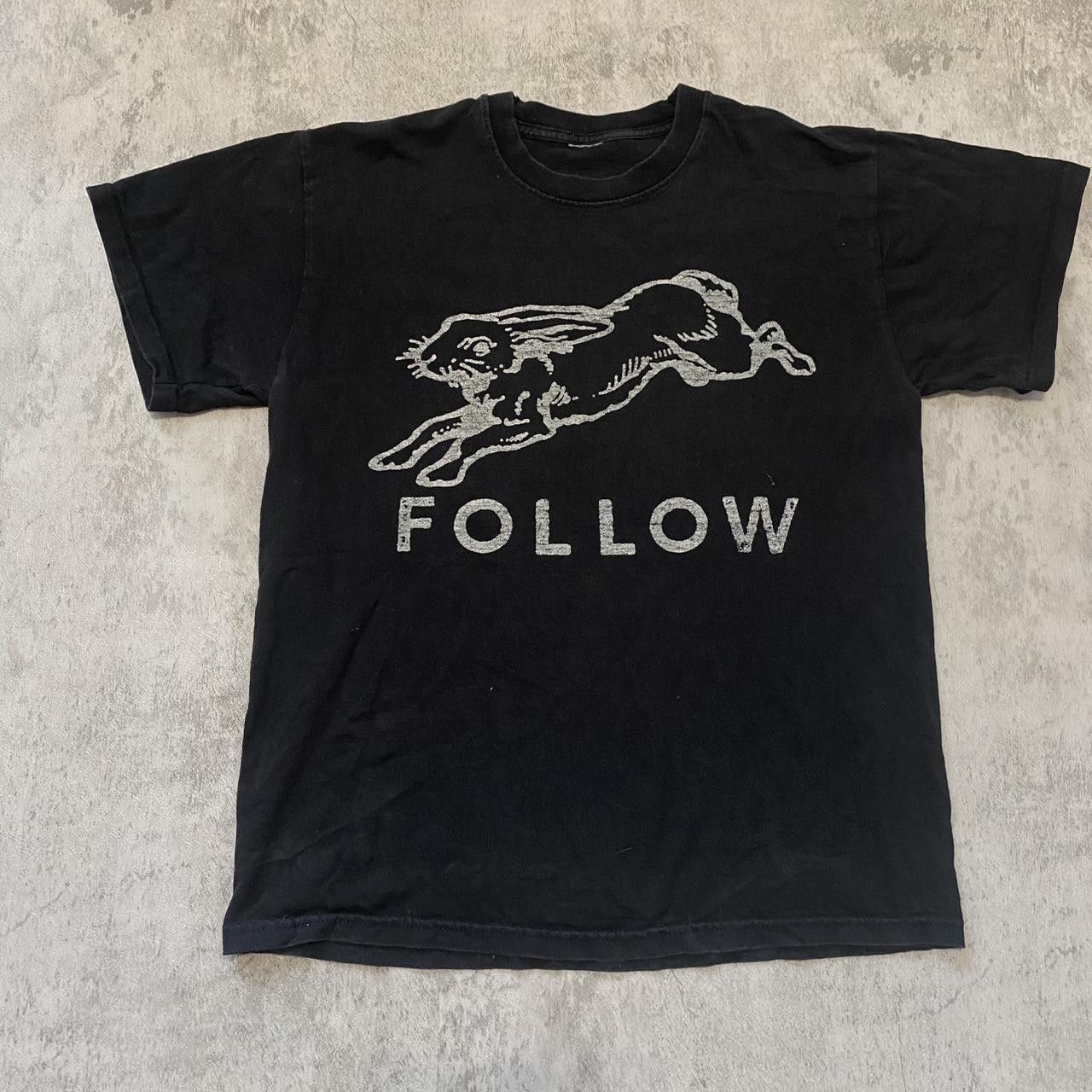 Other Black Follow the Bunny graphic tee Size US S / EU 44-46 / 1 - 1 Thumbnail