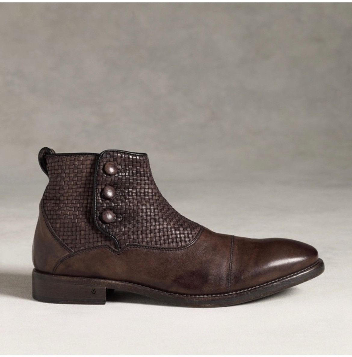 John Varvatos Summer Button Leather Boot. 9.5 Size US 9.5 / EU 42-43 - 3 Thumbnail
