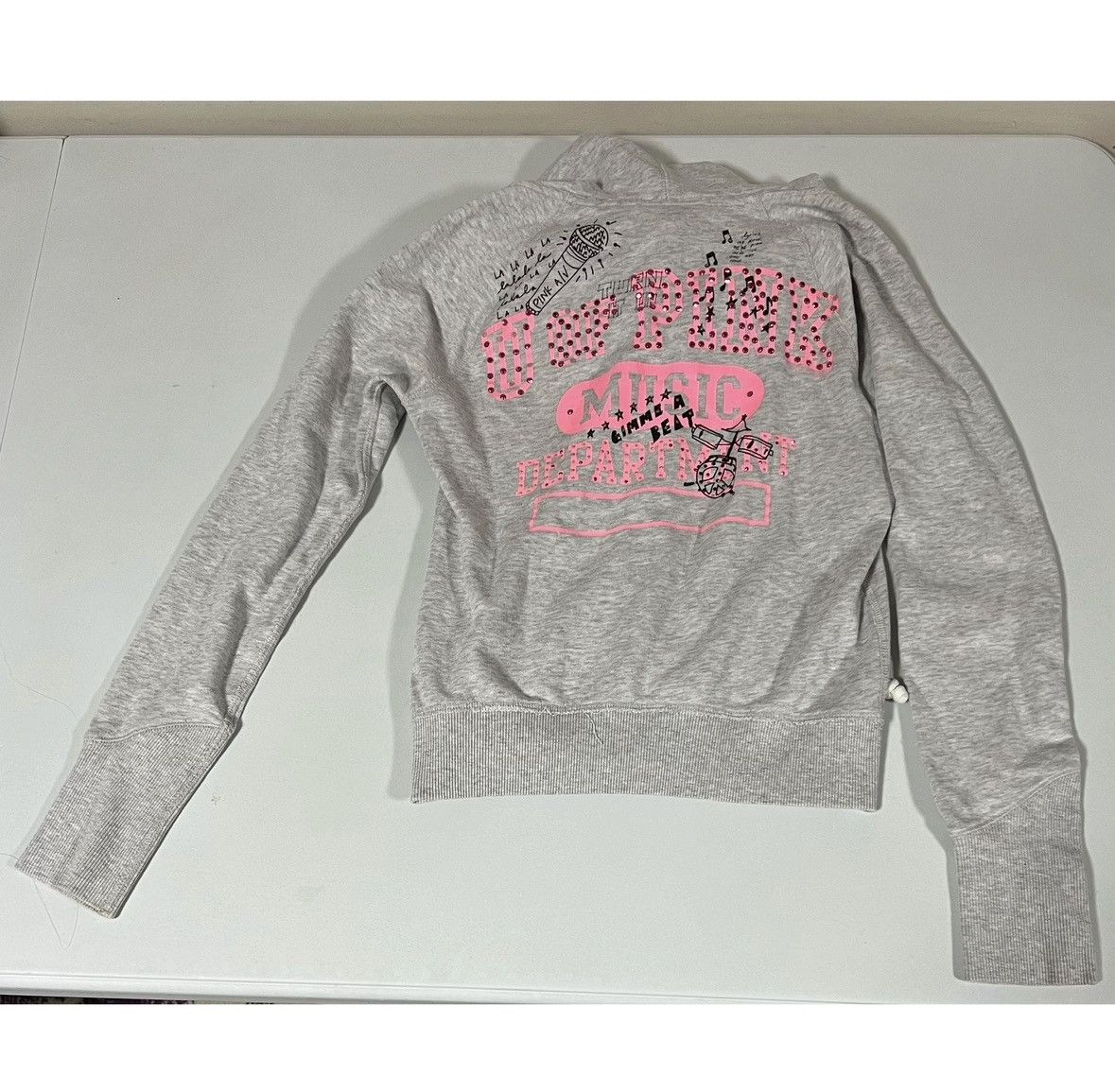 Victoria's Secret Victoria’s Secret PINK Y2K Diamond Sweatshirt Hoodie XS 🎀✨ Size XS / US 0-2 / IT 36-38 - 4 Thumbnail