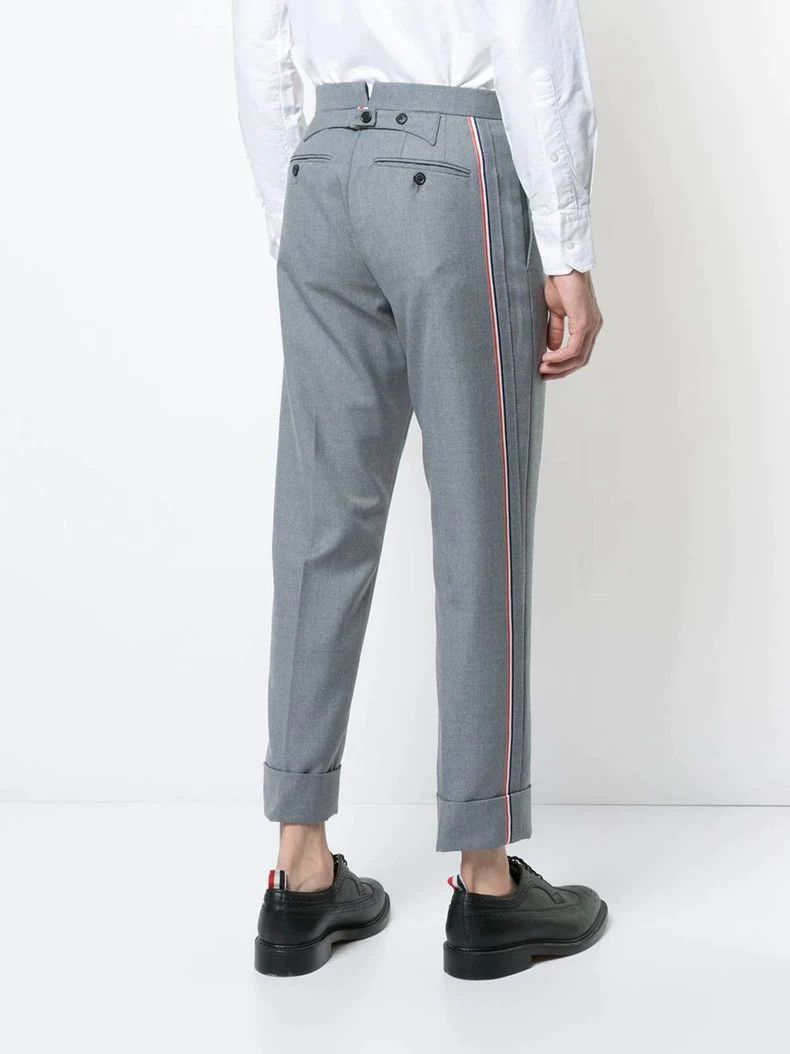 Thom Browne Thom Browne size2 Wool blended trousers Size 38L - 4 Thumbnail