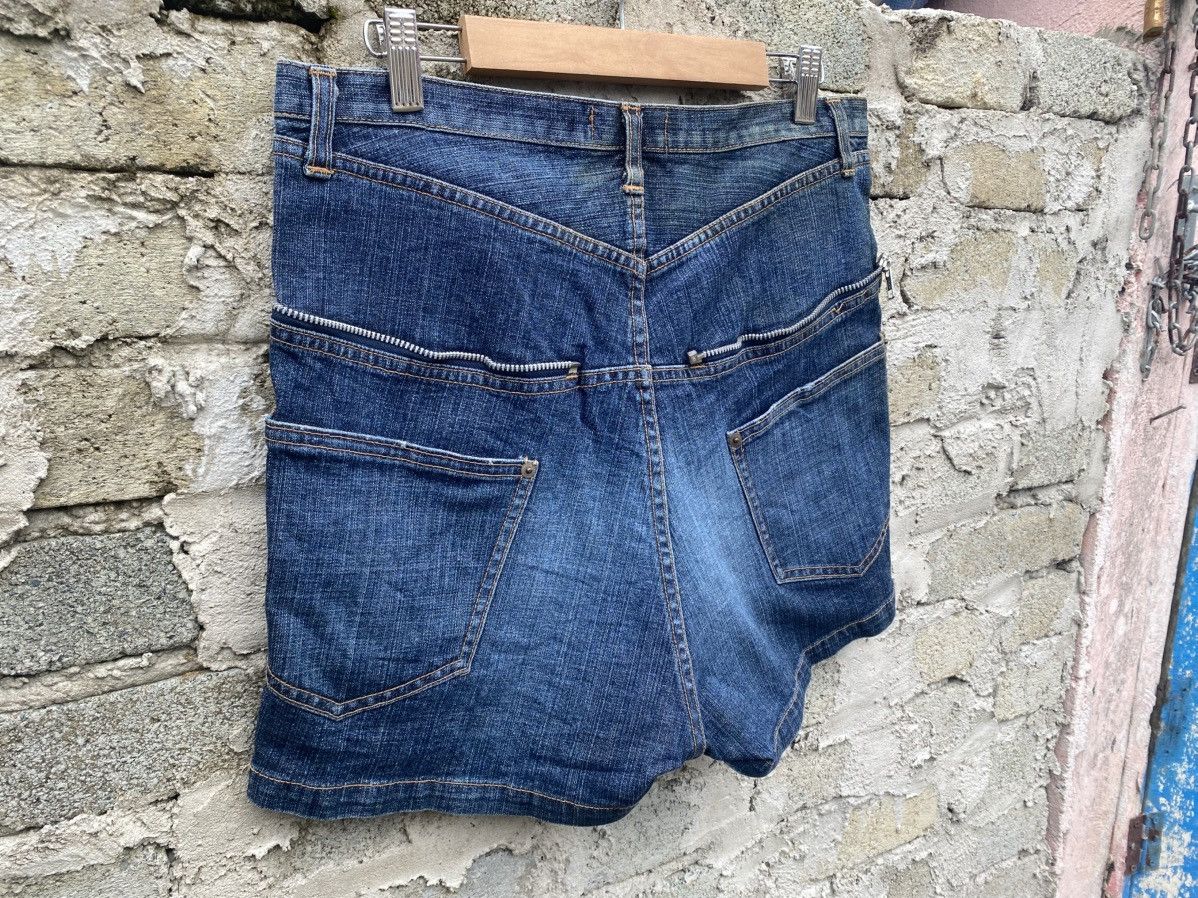 Issey Miyake × Zucca Zucca Denim Shorts Size 31" - 5 Thumbnail