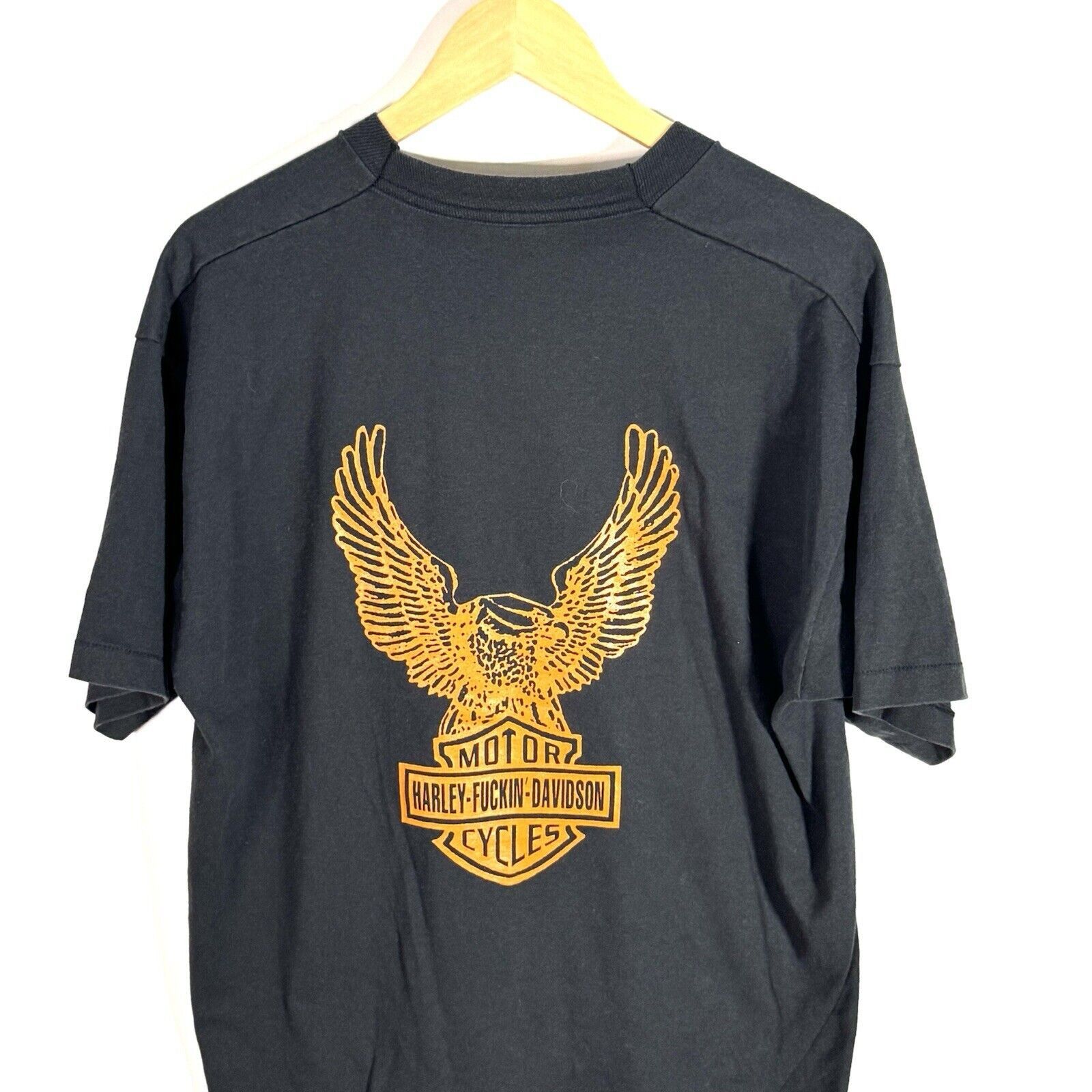 Harley Davidson VTG1990’s Harley Davidson Hog Fuckin’ Wild Graphic Tee XL Size US XL / EU 56 / 4 - 2 Thumbnail