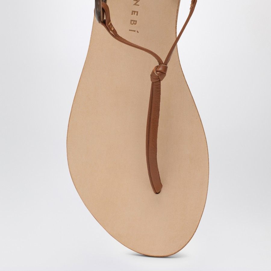 Manebi o1d2blof0824 Leather Sandal in Brown Size US 6 / IT 36 - 3 Thumbnail