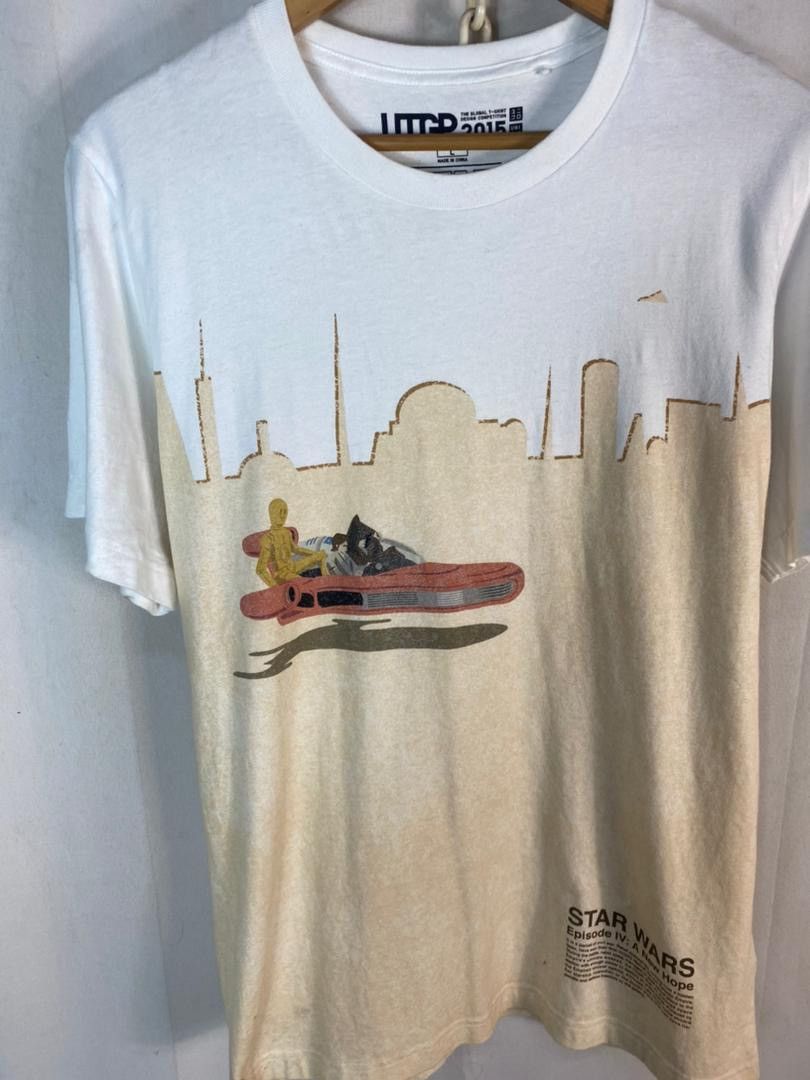 Star Wars × Uniqlo Star Wars x utgp 2015 overprint tshirt Size US L / EU 52-54 / 3 - 3 Thumbnail